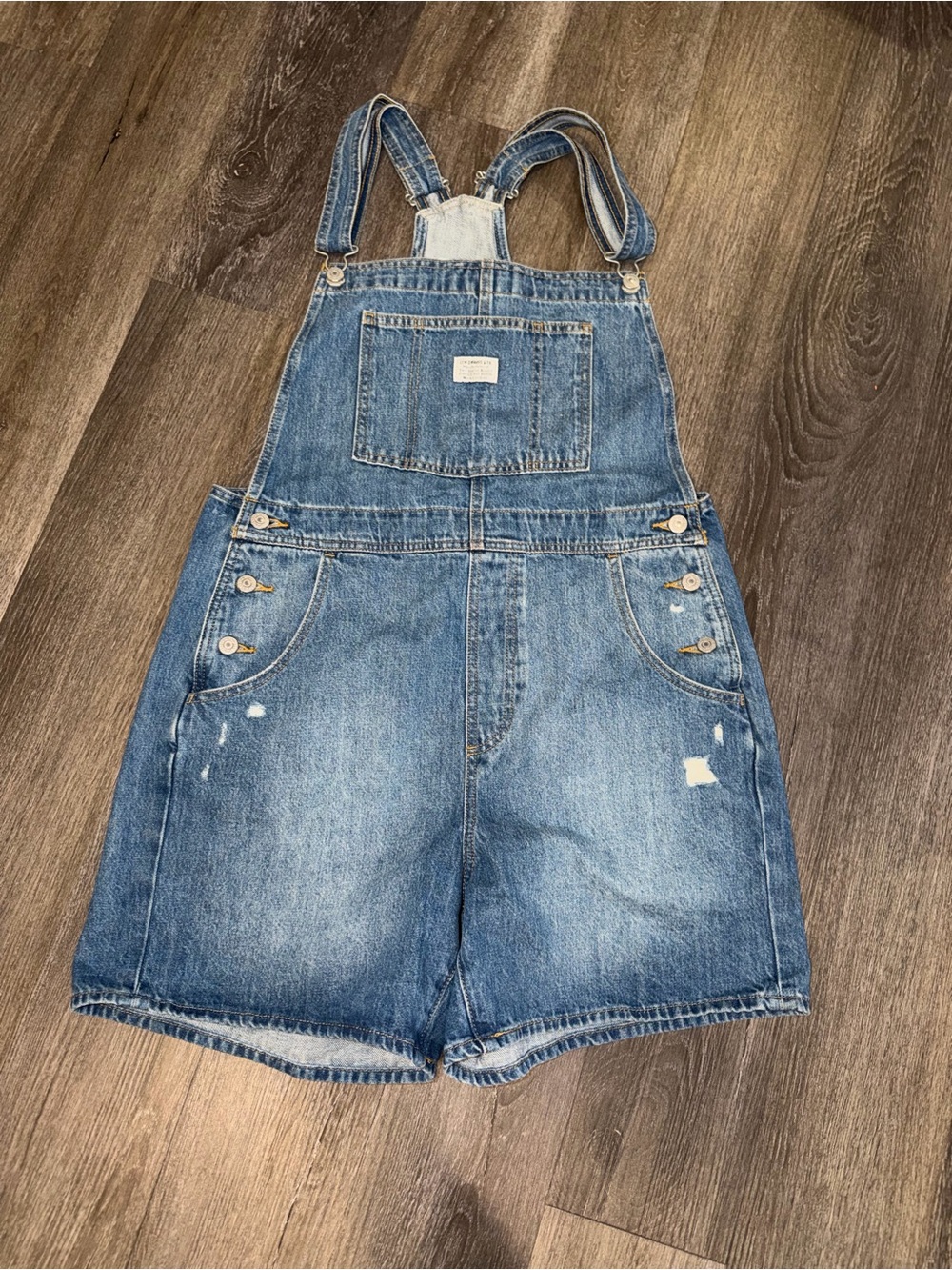 Levi's Light Blue Denim Overalls